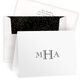 Luxury Monogram Folded Note Card Collection - Raised Ink Image 4 of 4